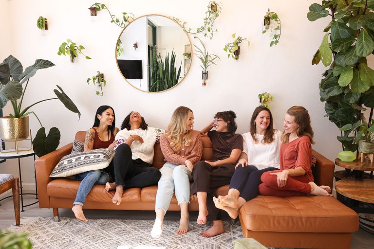 Bay Area Brain Spa Lounge group of friends having fun
